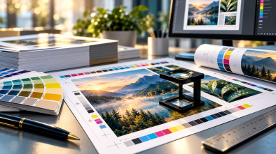 Szórólap nyomdai előkészítése a megrendelő saját grafikája alapján